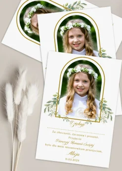 Personalizowane PODZIĘKOWANIA KOMUNIJNE dla gości