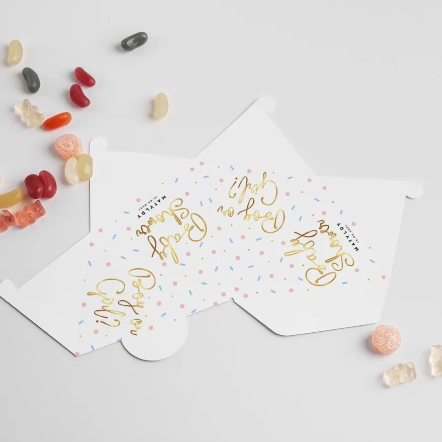 Personalizowane pudełeczka dla gości na BABY SHOWER (6szt.)