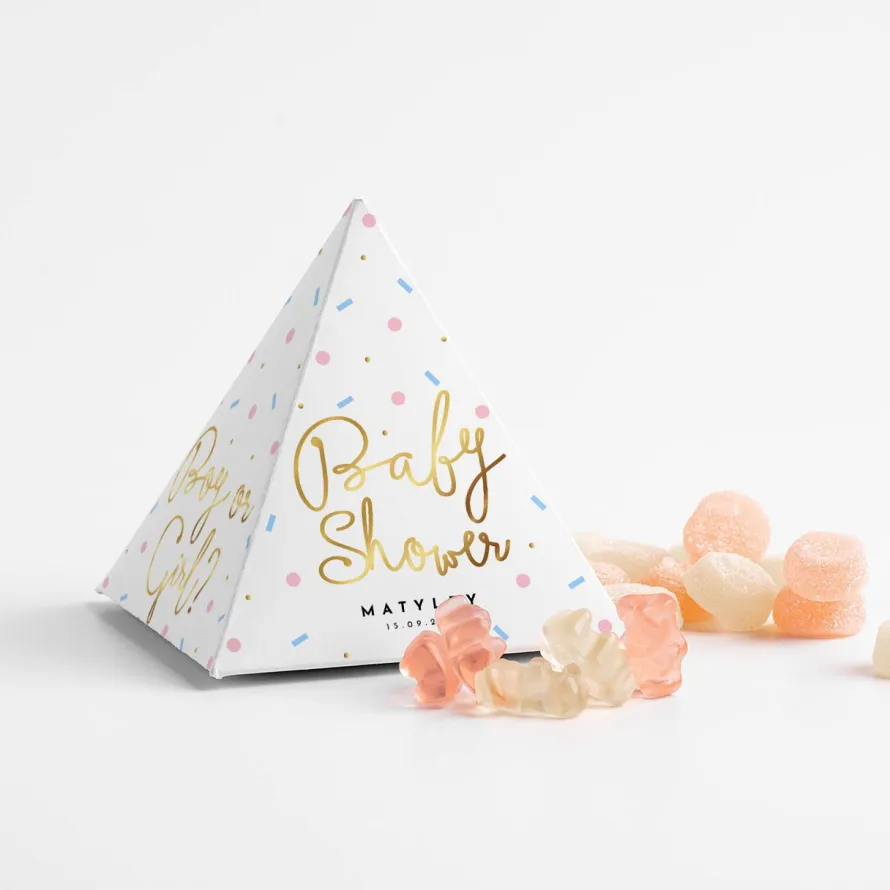 Personalizowane pudełeczka dla gości na BABY SHOWER (6szt.)