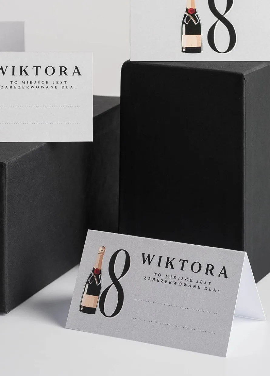 Personalizowane WINIETKI NA 18 (15szt.)