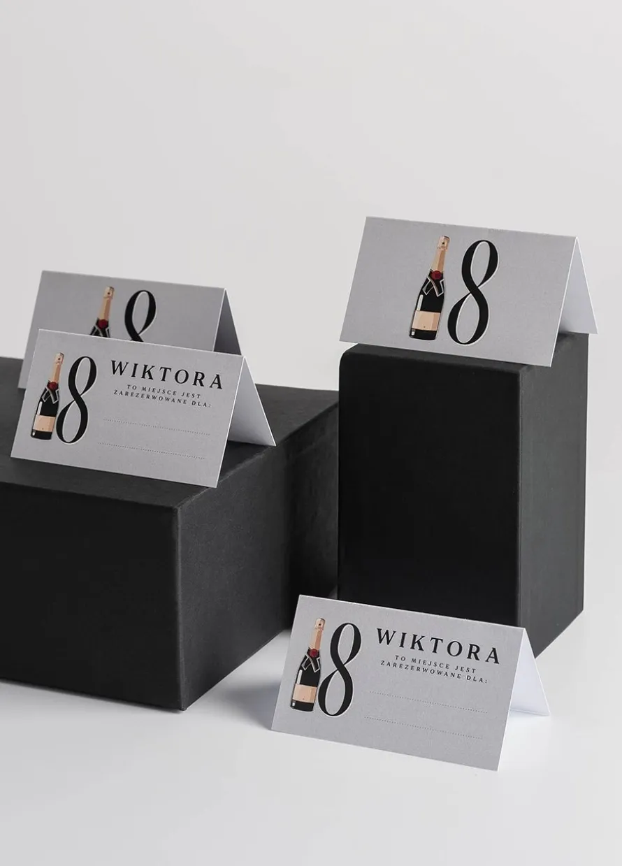 Personalizowane WINIETKI NA 18 (15szt.)