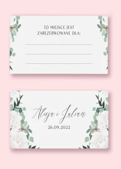 Personalizowane winietki na wesele (15 szt.)