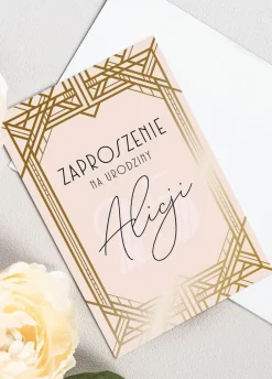 Personalizowane zaproszenia na 25 urodziny GLAMOUR