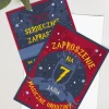 Personalizowane zaproszenia na urodziny MAŁEGO CZARODZIEJA