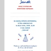 Personalizowane zaproszenia na 7 urodziny SIX-SEVEN
