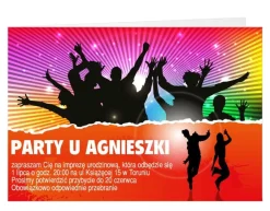Personalizowane zaproszenia PARTY