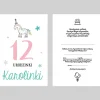 Personalizowane zaproszenia JEDNOROŻEC