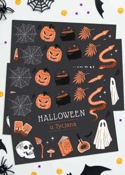 Personalizowane ZAPROSZENIA NA HALLOWEEN