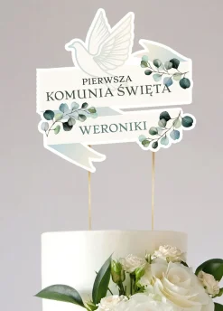 Personalizowany TOPPER KOMUNIJNY