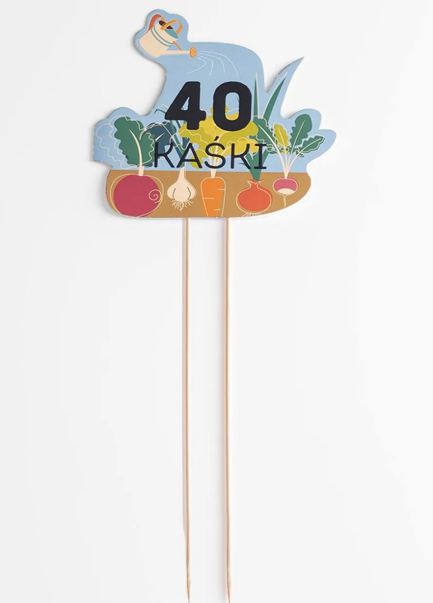 Personalizowany topper na tort DLA OGRODNIKA na urodziny