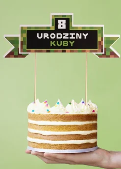 Personalizowany TOPPER NA URODZINY dla gracza