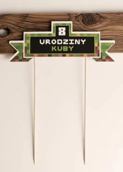 Personalizowany TOPPER NA URODZINY dla gracza