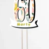 Personalizowany topper na 60 URODZINY