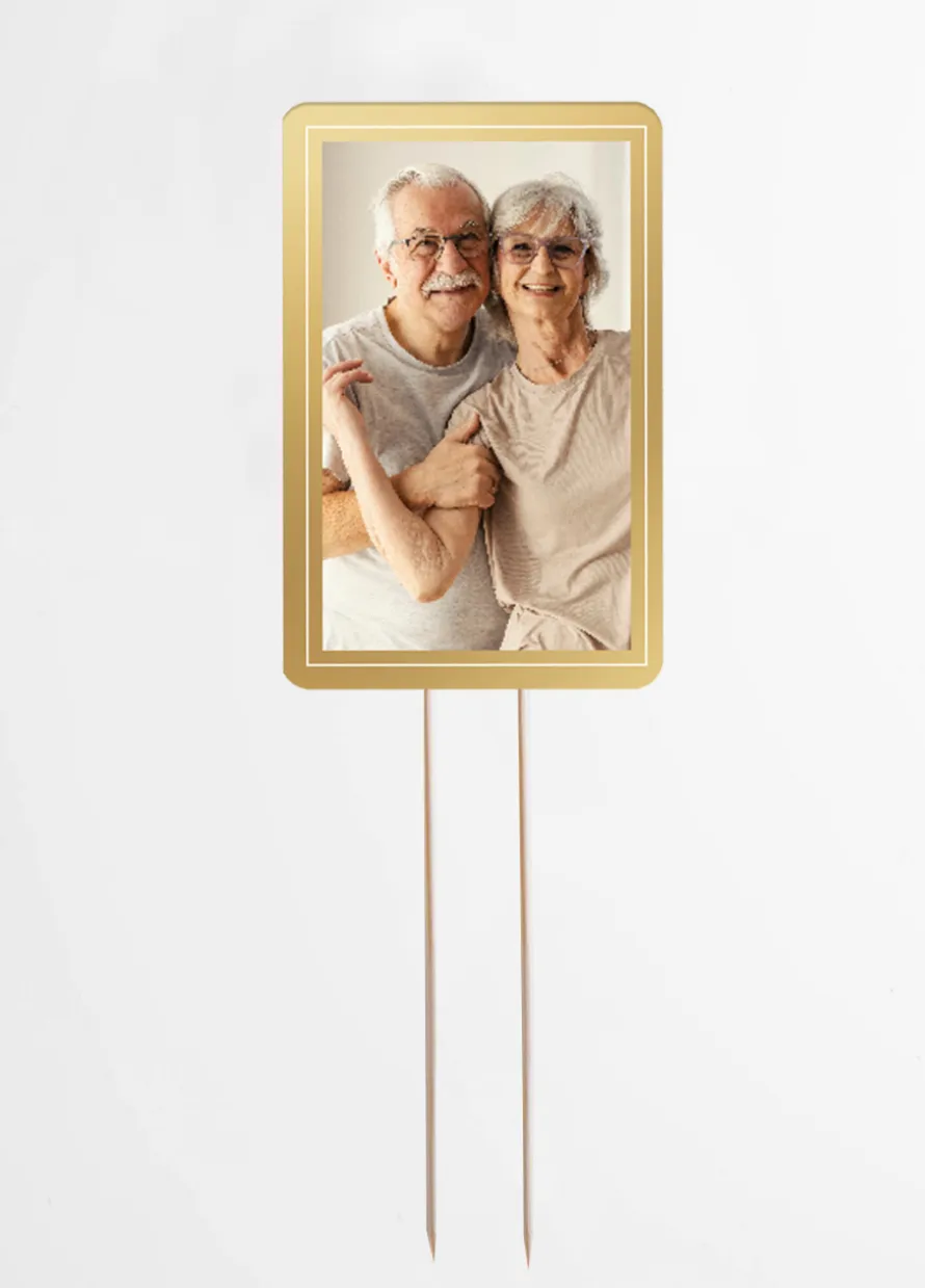 Personalizowany topper 50 ROCZNICA ŚLUBU
