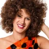 Peruka AFRO brązowa