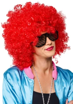 Peruka AFRO czerwona
