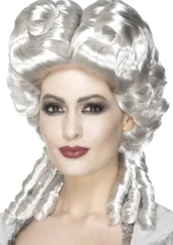 Peruka barokowa MADAME WIKTORIA biała