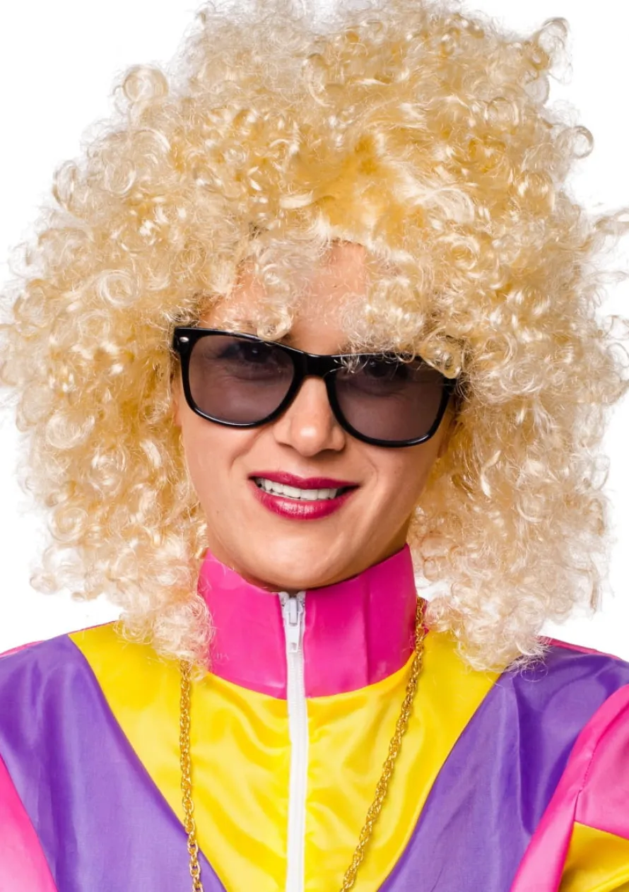 Peruka blond AFRO loki