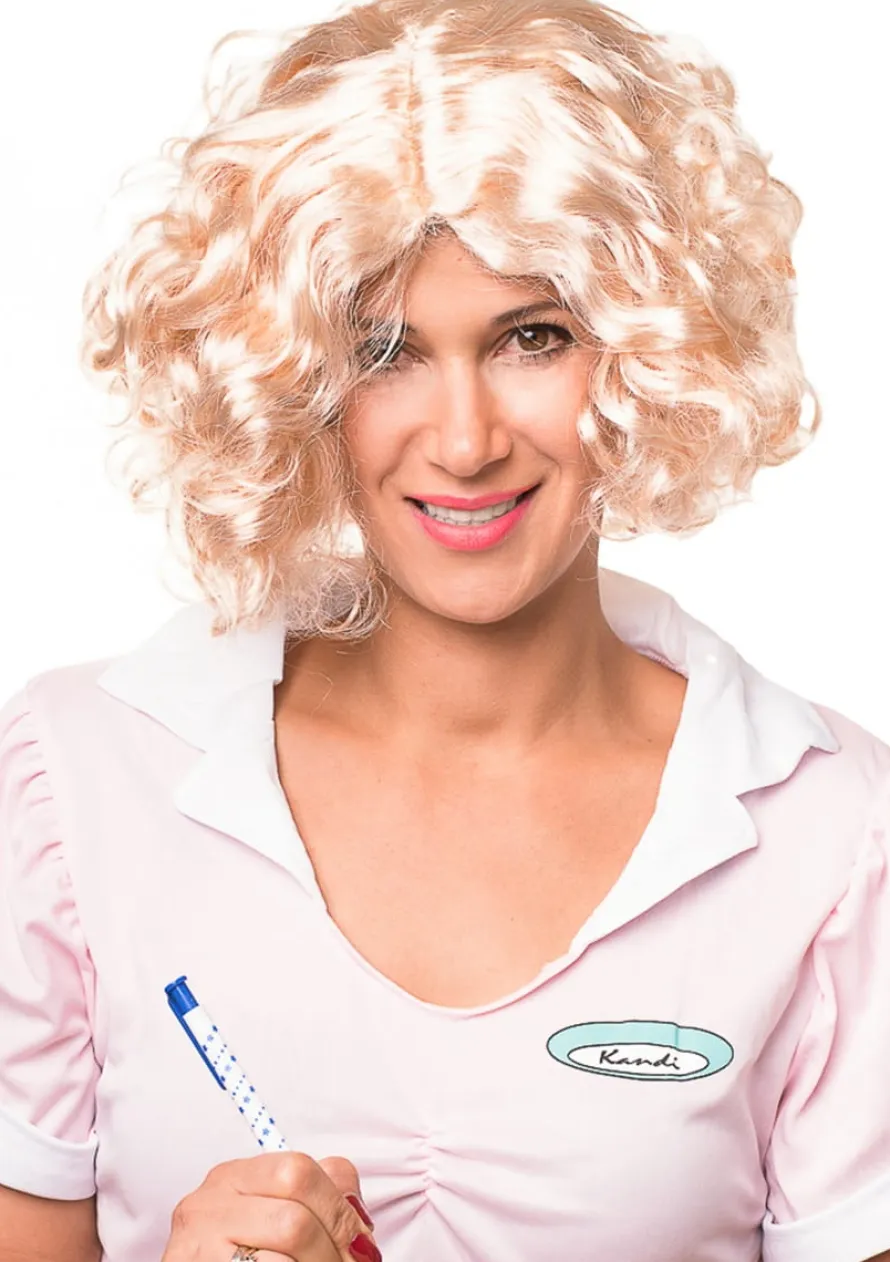 Peruka blond BETTY karnawałowa
