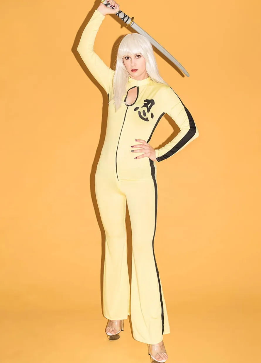 Peruka blond długa z grzywką AGNES