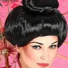 Peruka czarna Japonki GEISHA