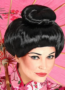 Peruka czarna Japonki GEISHA