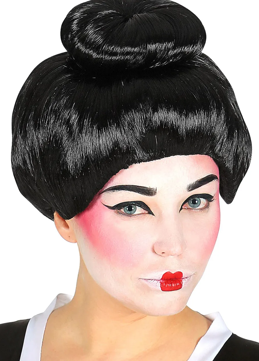 Peruka czarna Japonki GEISHA