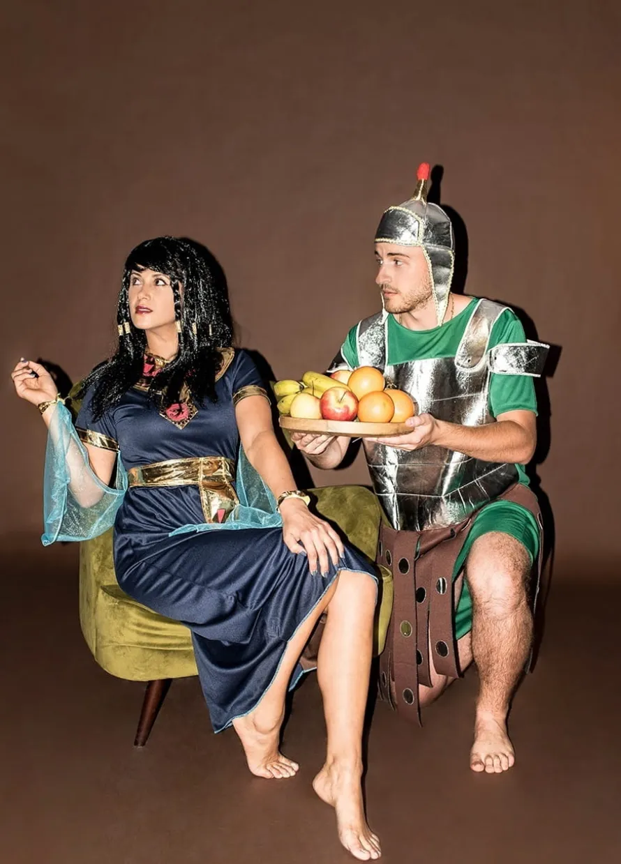 Peruka damska czarna KLEOPATRA
