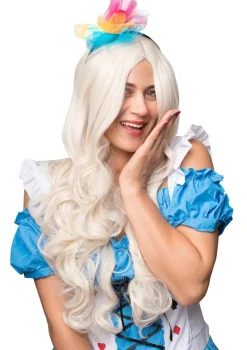 Peruka Damska VIVIENNE Peruka Na Halloween Peruka Na Bal Karnawałowy Peruka Blond