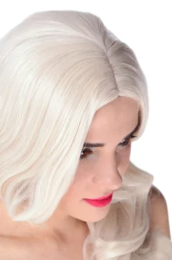 Peruka Damska VIVIENNE Peruka Na Halloween Peruka Na Bal Karnawałowy Peruka Blond