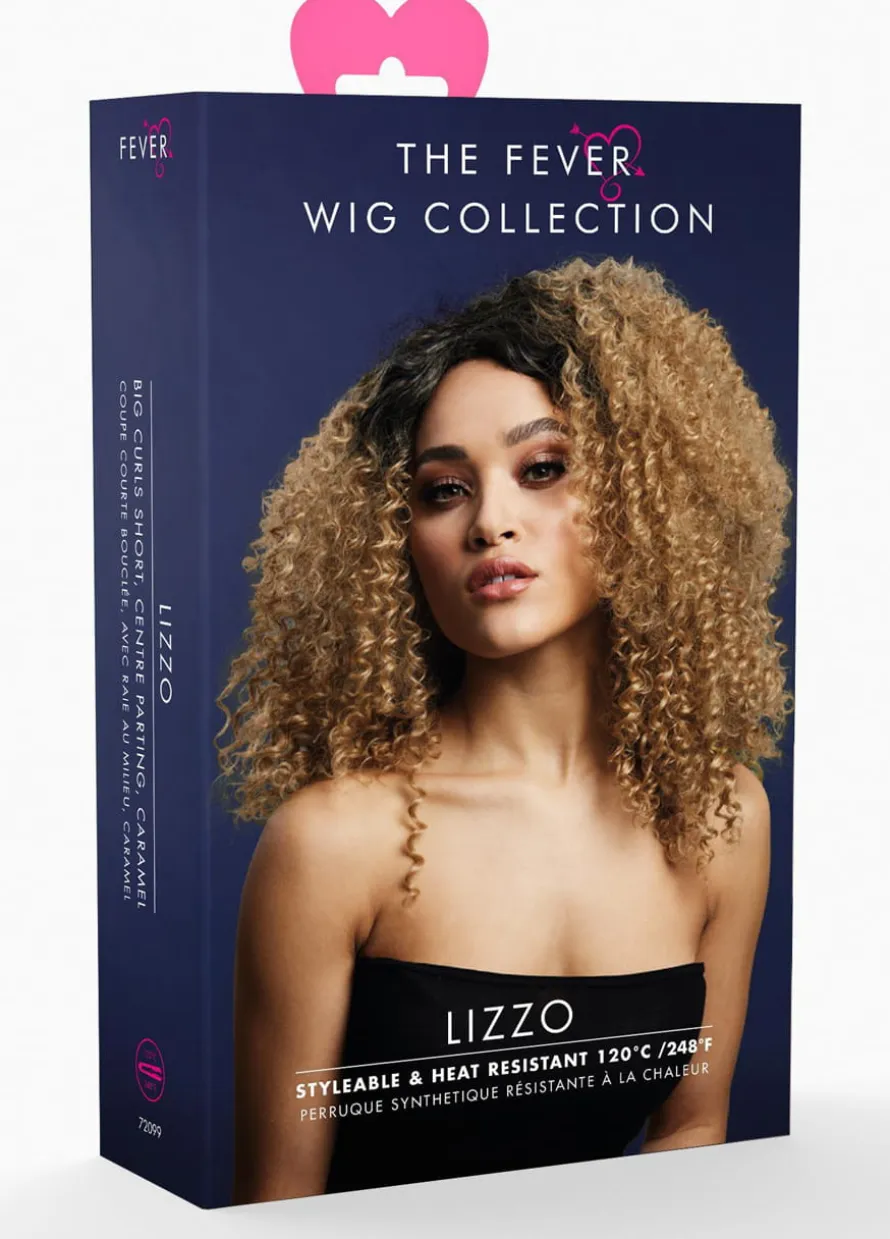 Peruka kręcone włosy LIZZO Fever karmelowa
