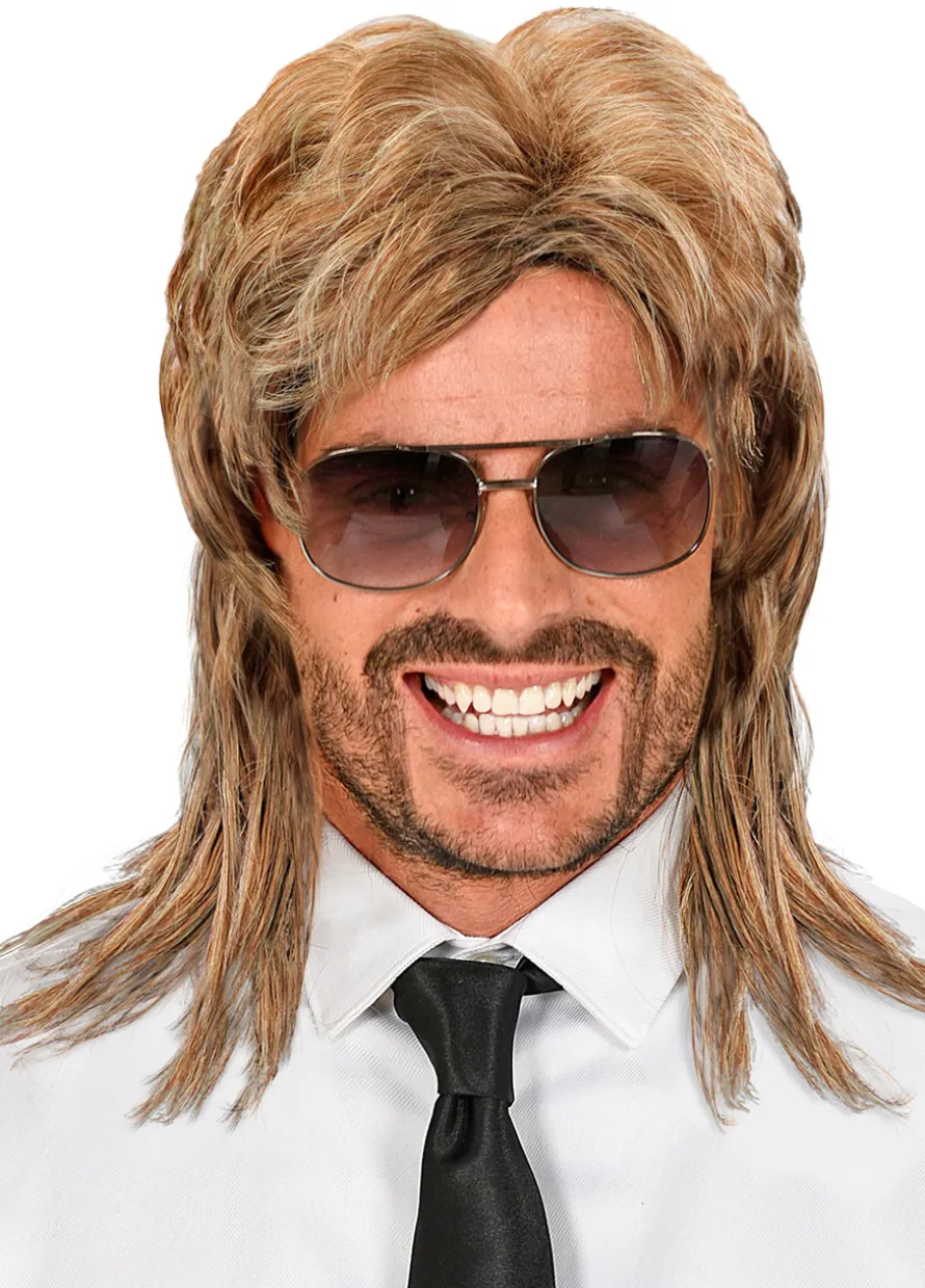 Peruka męska lata 80 MULLET