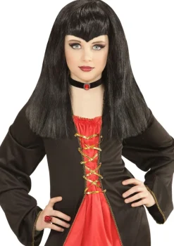 Peruka na Halloween dziecięca WAMPIRZYCA