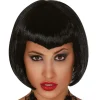 Peruka na Halloween WAMPIRZYCA czarna
