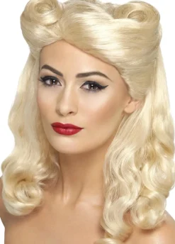 Peruka PIN UP lata 40. blond