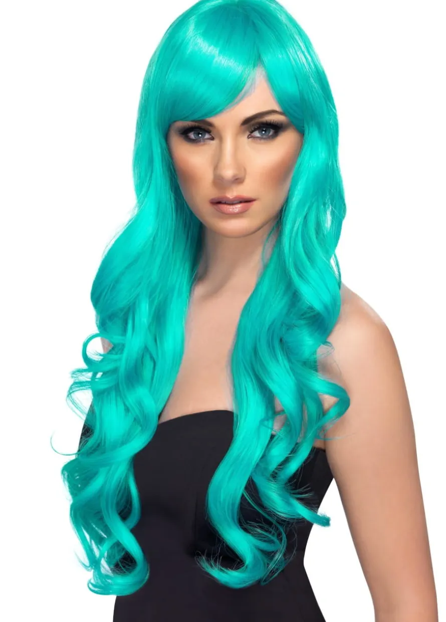 Peruka syrena turkusowa DESIRE aqua