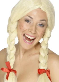 Peruka UCZENNICA blond