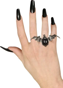 Pierścień NIETOPERZ dodatek do stroju na Halloween
