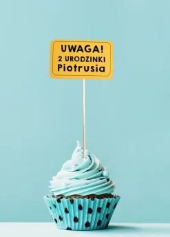 Pikery do babeczek ROBOTY DROGOWE (13szt.)
