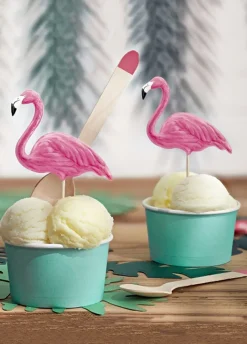 Pikery FLAMINGI wykałaczki ozdobne (6szt.)
