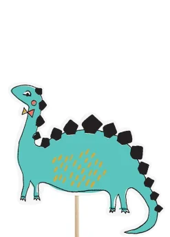 Pikery na babeczki DINOZAURY dekoracje do babeczek (5szt.)