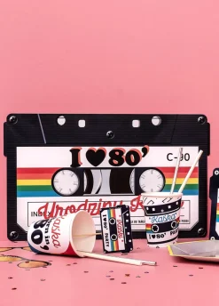 Pikery na babeczki I LOVE 80`s ozdoby lata 80 (10szt.)