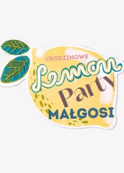 Podkładki papierowe na stół LEMON PARTY (6szt.)