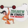 Podkładki papierowe na stół SIŁACZ dekoracje na stół urodzinowy (6szt.)