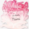 Podkładki personalizowane BABY SHOWER GIRL (6szt.)