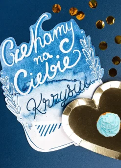 Podkładki personalizowane BABY SHOWER BOY (6szt.)
