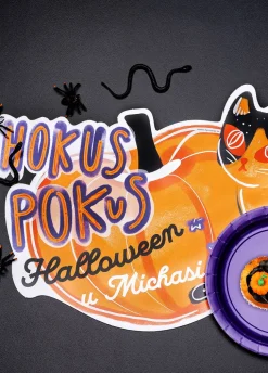 Podkładki personalizowane HOKUS POKUS dekoracja halloweenowa (6szt.)