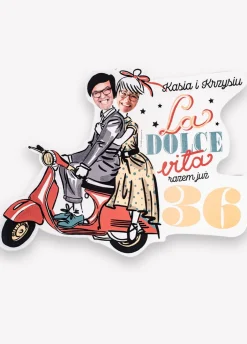 Podkładki personalizowane LA DOLCE VITA (6szt.)