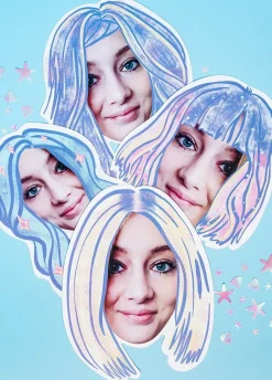 Podkładki personalizowane na stół MERMAID (8szt.)