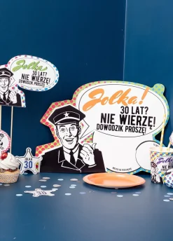 Podkładki personalizowane na stół POLICJA (6szt.)